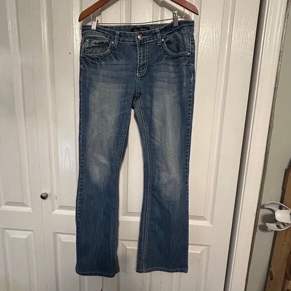 Women’s Love Nation Bootcut Jeans Size 10 Y2K Denim - Picture 1 of 8